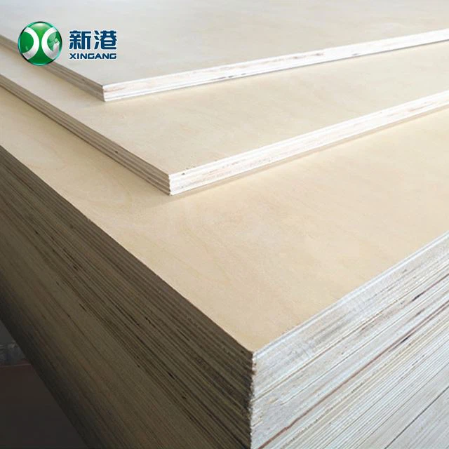 Hot Sales Kommersiell Plywood Fsc Europe Market Bra kvalitet Billiga Bb Cc Grade Plywood för inomhus