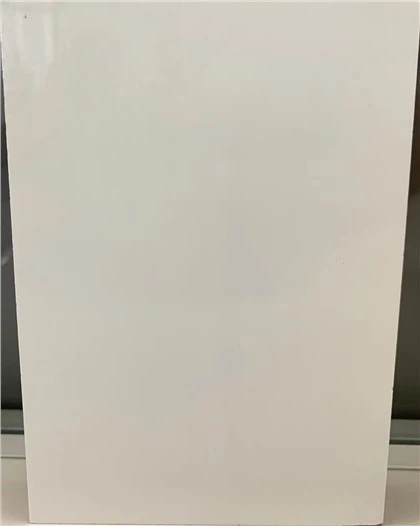 Vit glans melamin partikel plywood